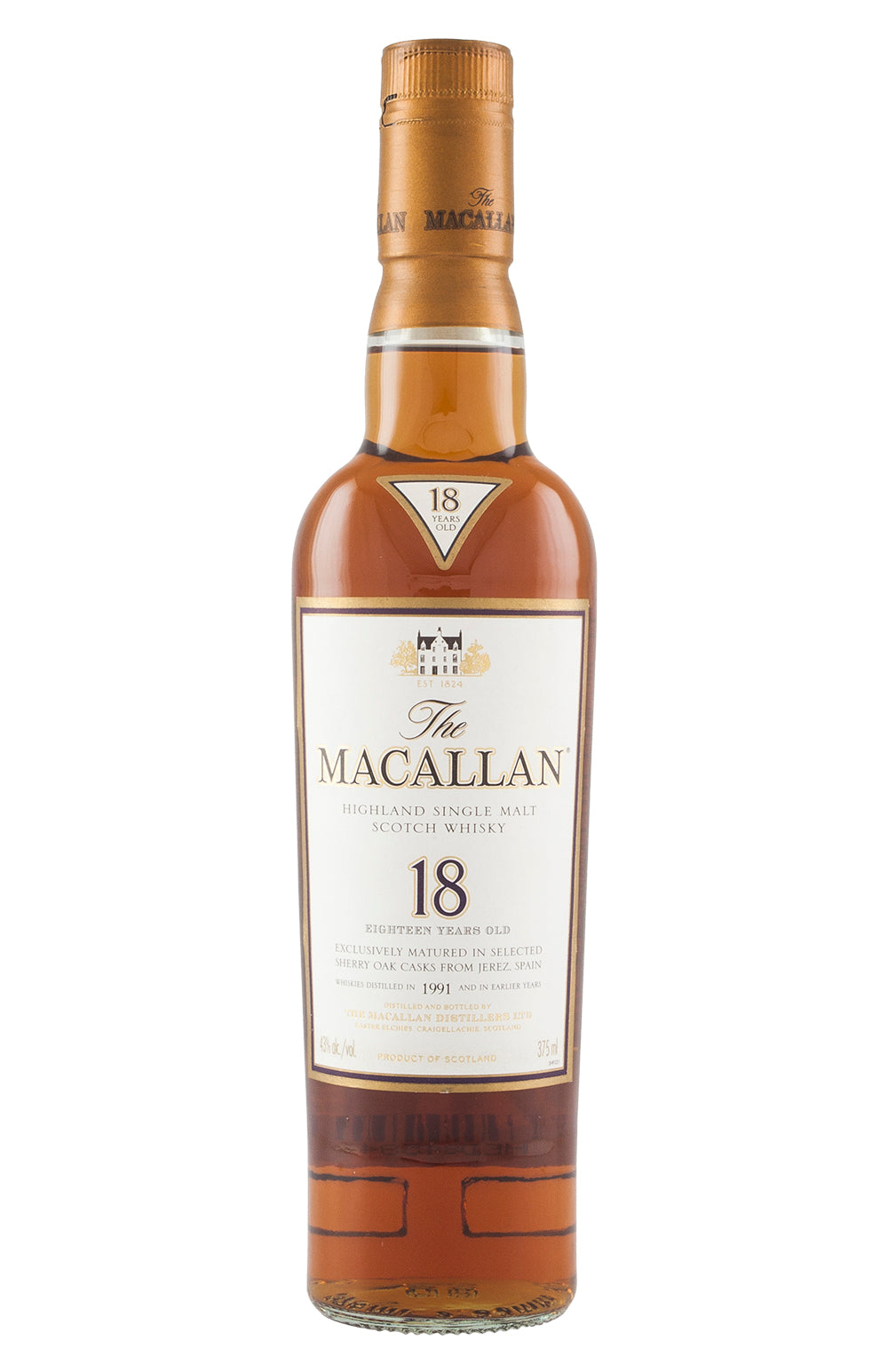 Macallan 18 Year Old Half 1991