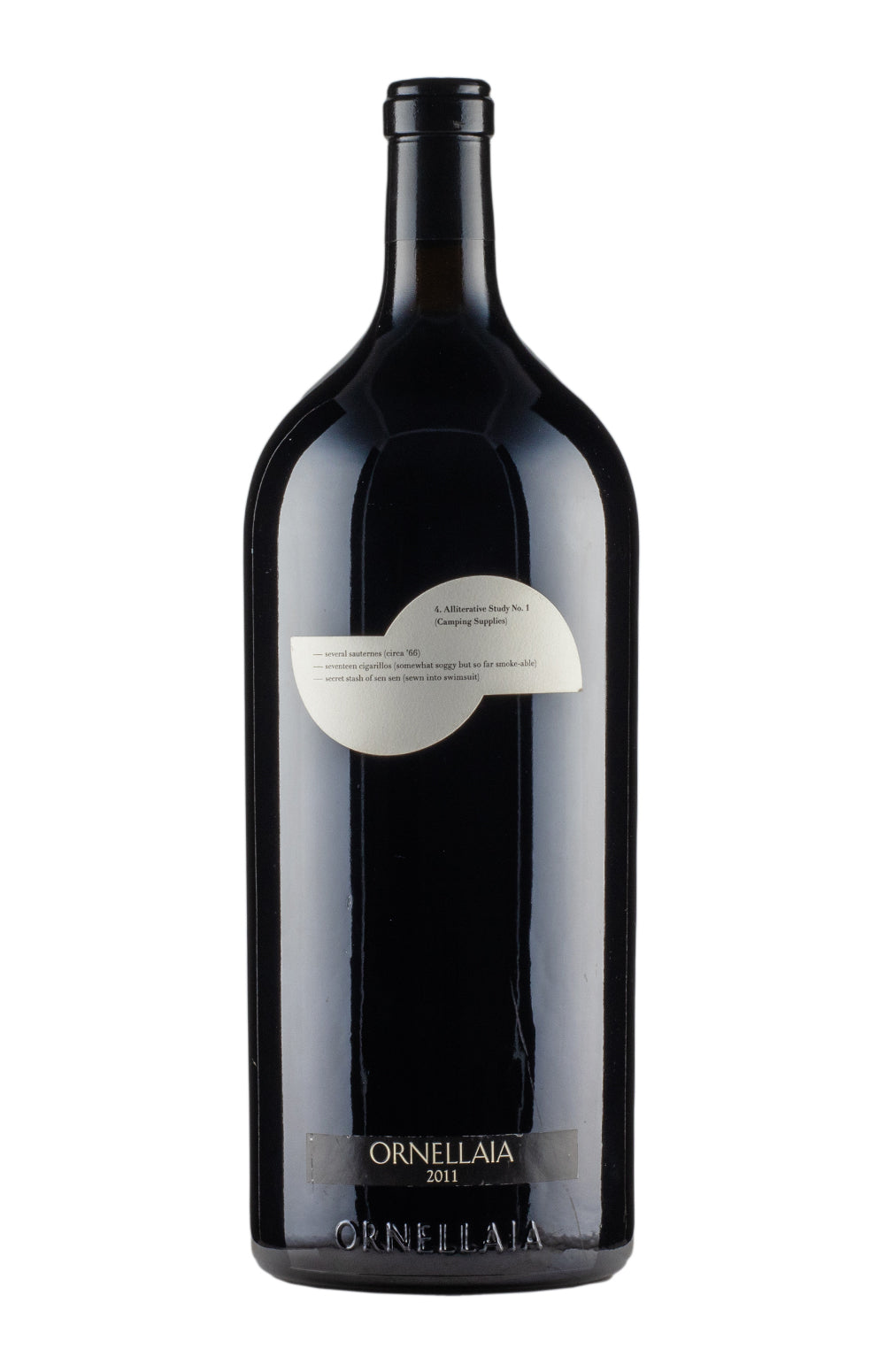 Ornellaia Vendemmia d`Artista Rodney Graham (Bottle 3) 2011