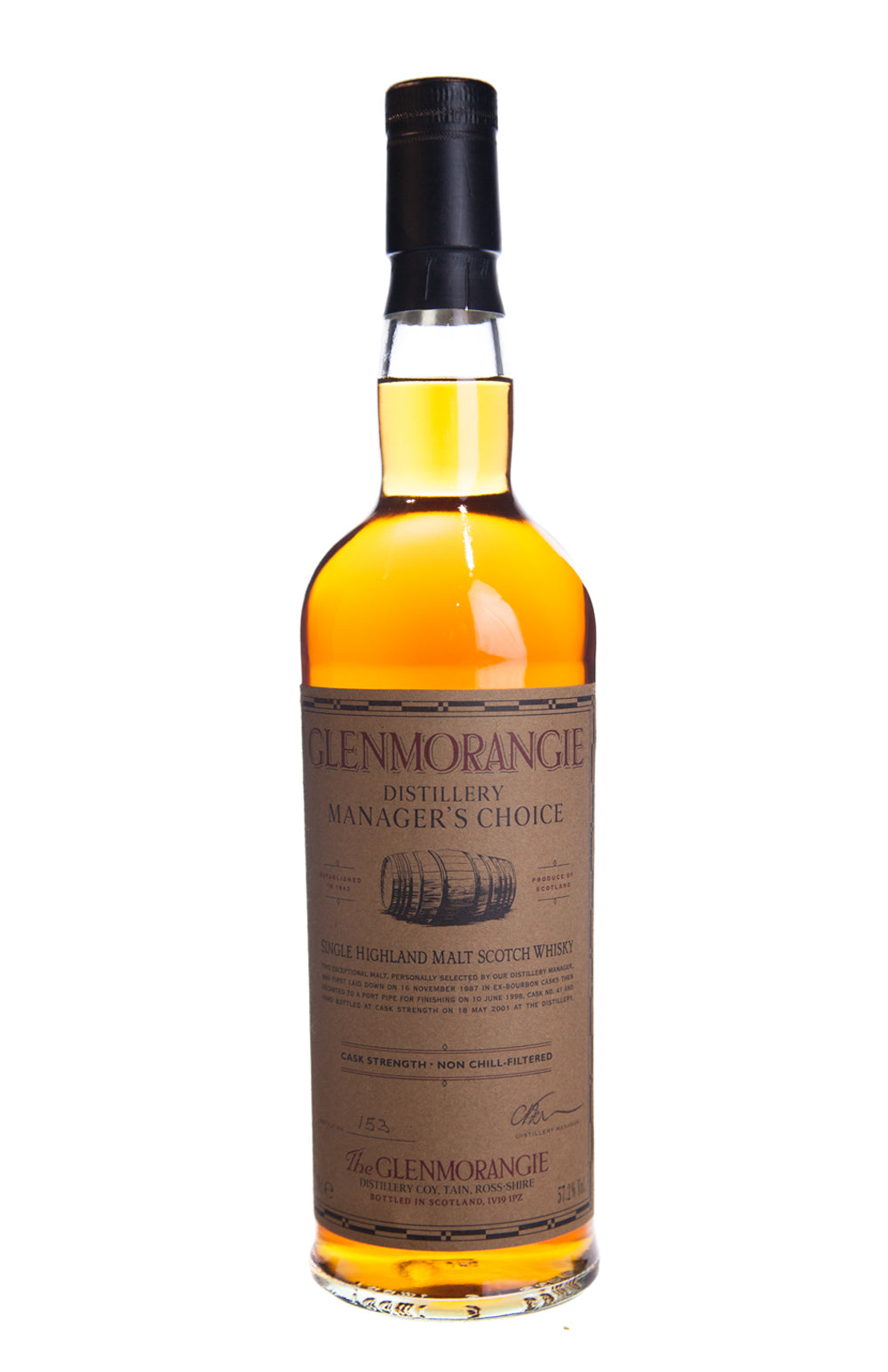 Glenmorangie Port Finish Managers Choice 1987