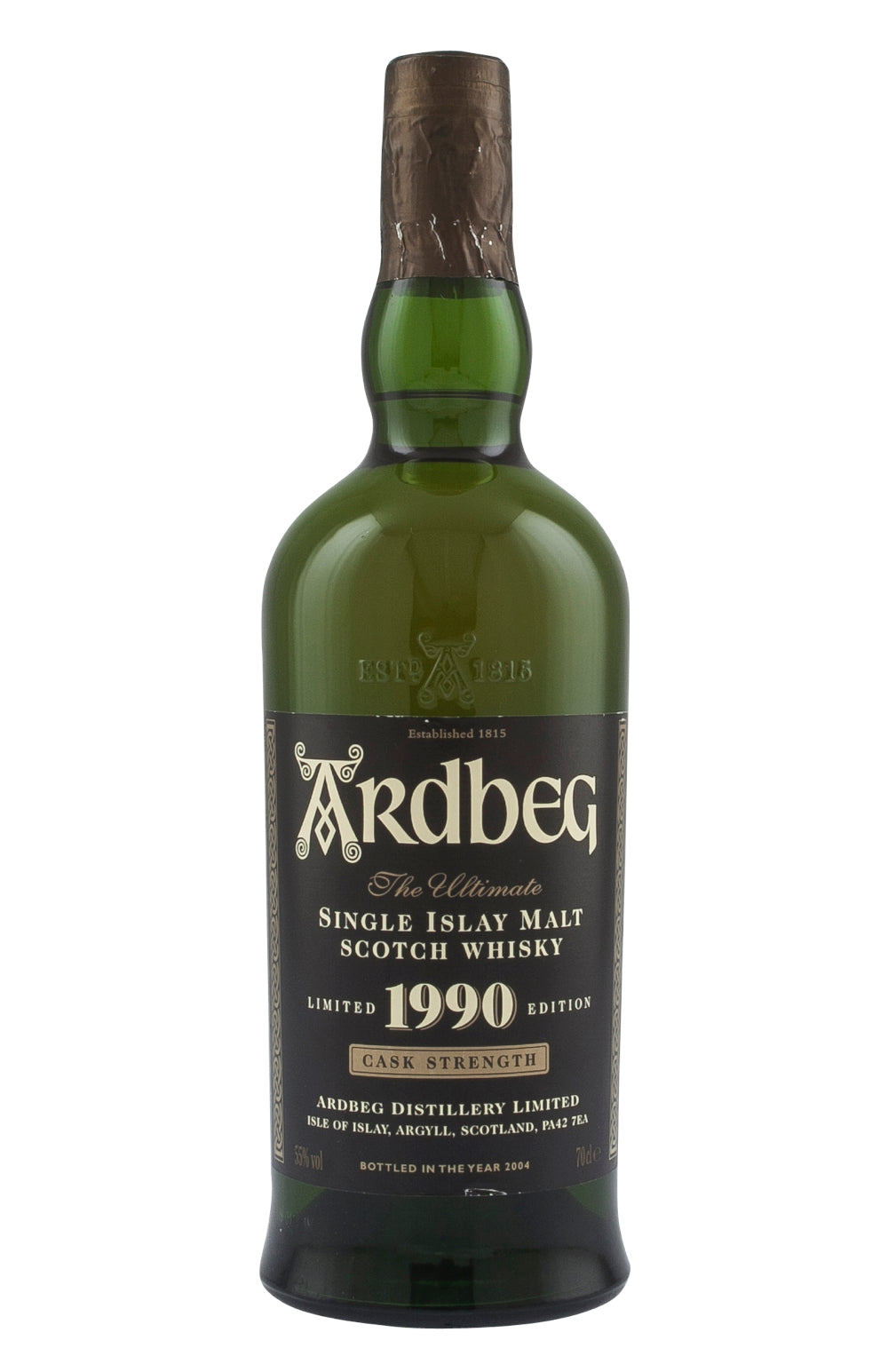 Ardbeg Cask Strength (Bottled 2004) 1990