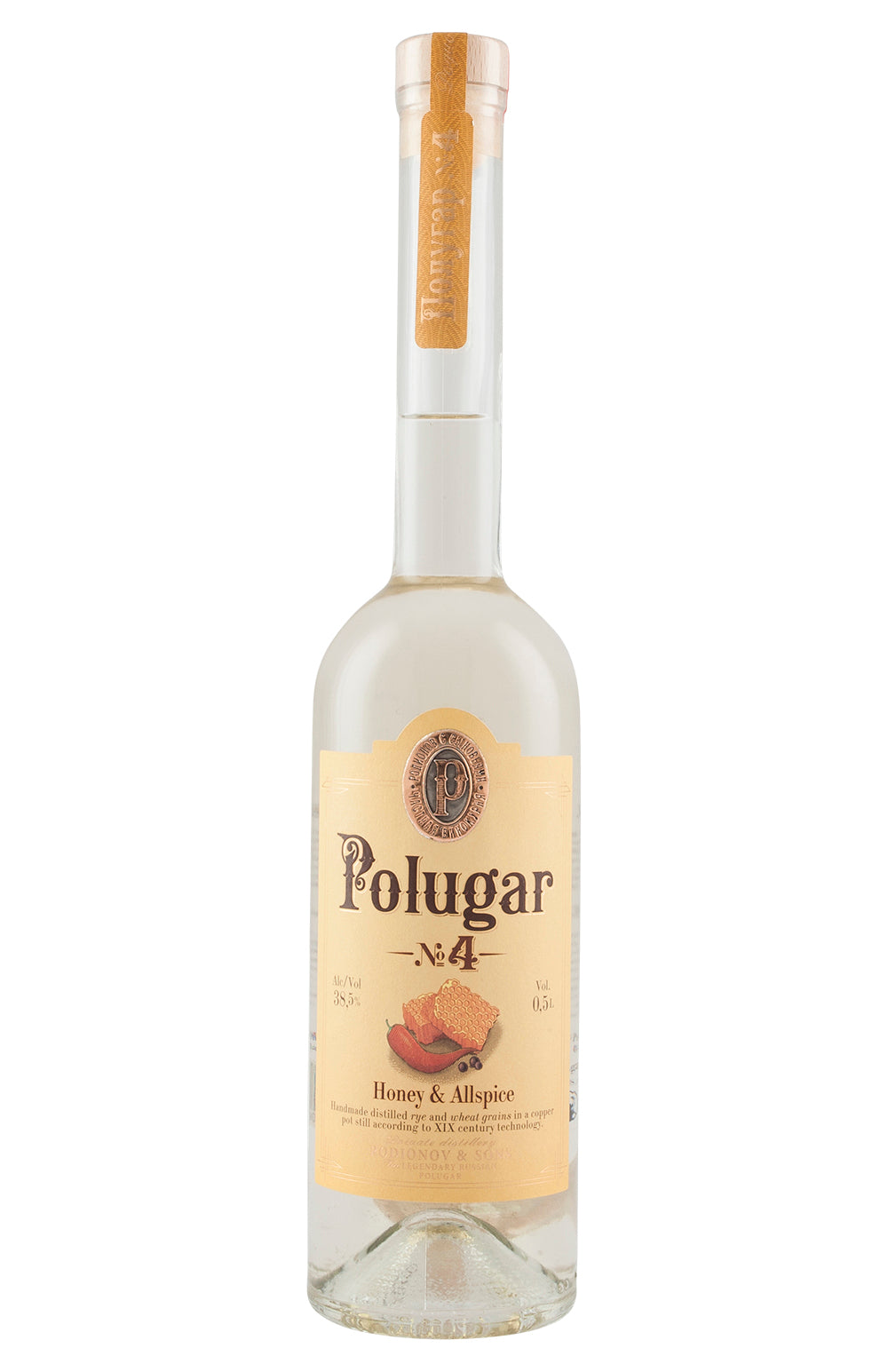 Polugar No4 Honey and Allspice Vodka