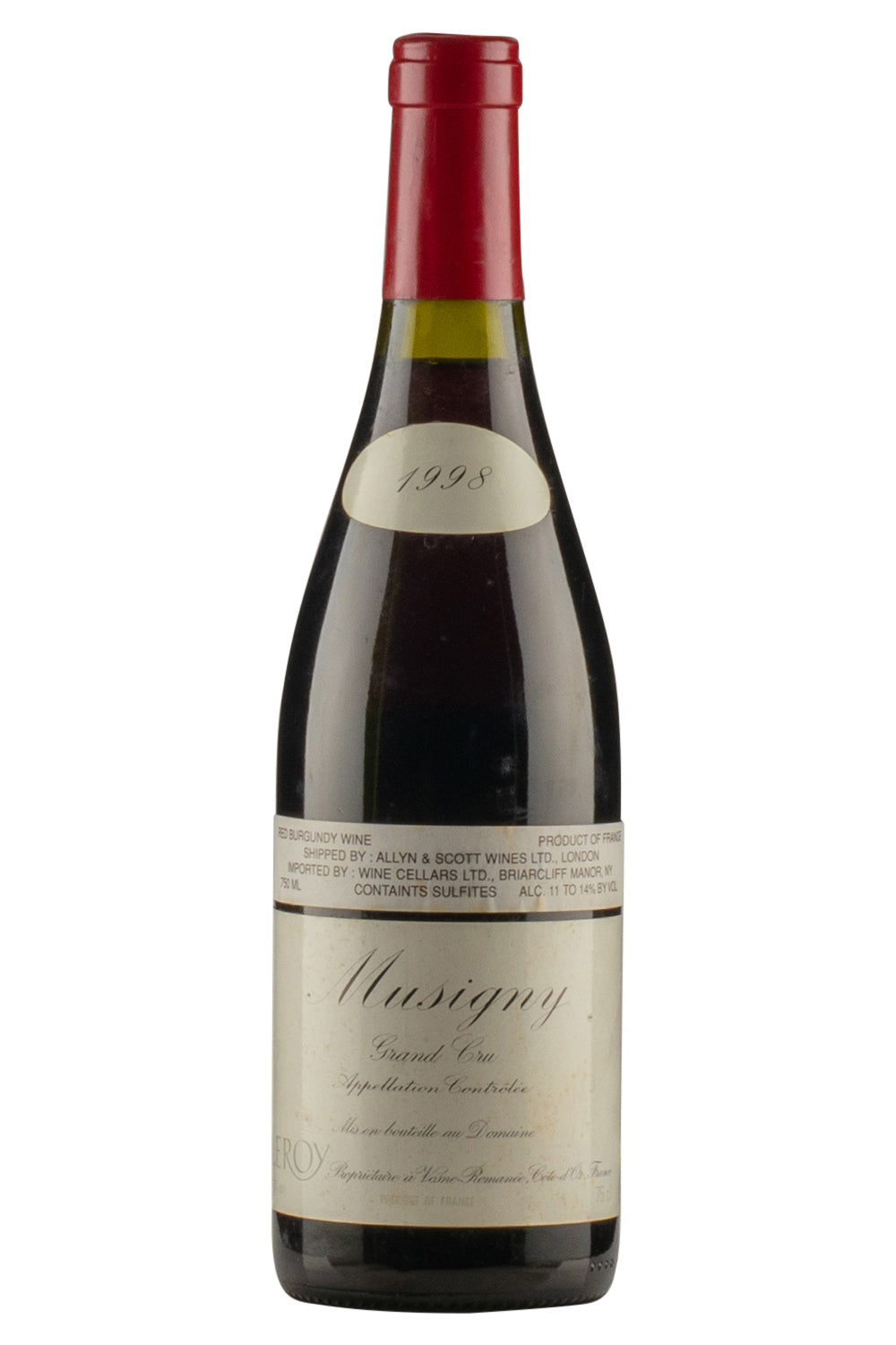 Musigny Domaine Leroy 1998