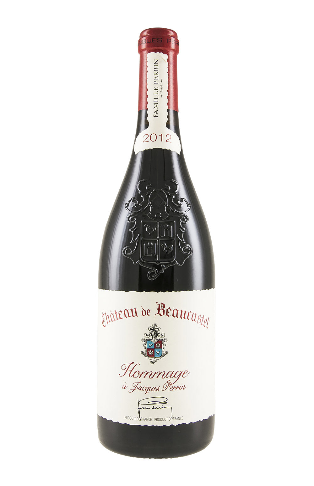 Chateauneuf du Pape Hommage a Jacques Perrin Beaucastel 2012