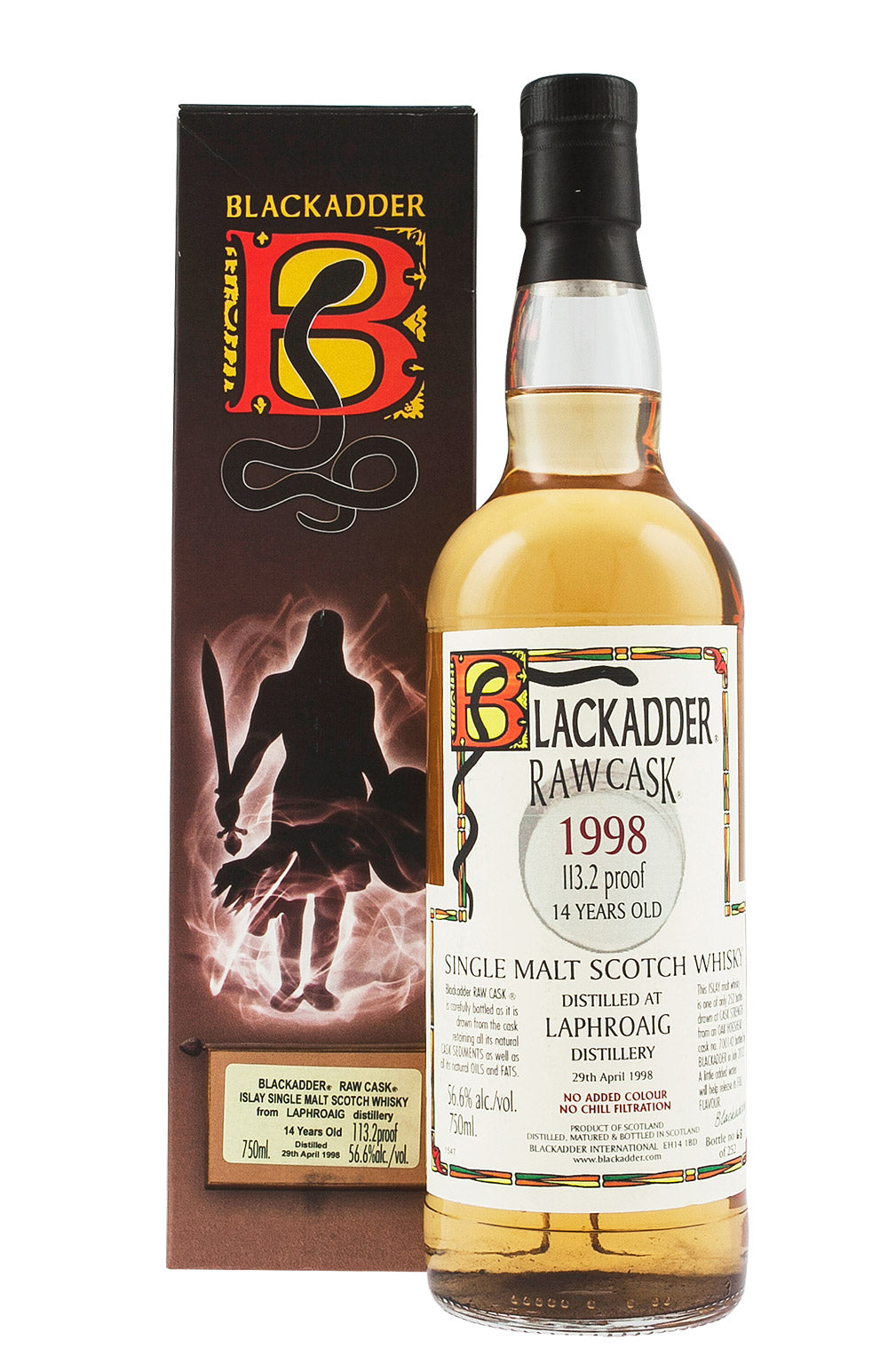 Laphroaig 14 Year Old 1998 Blackadder 1998