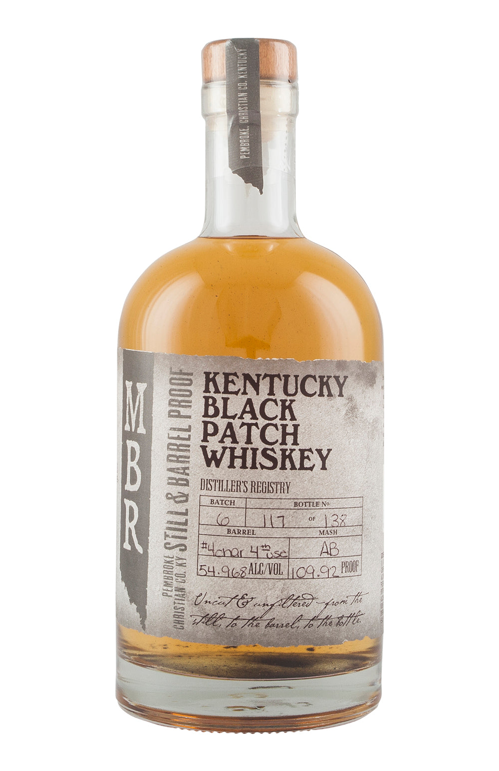 MBR Black Patch Whiskey