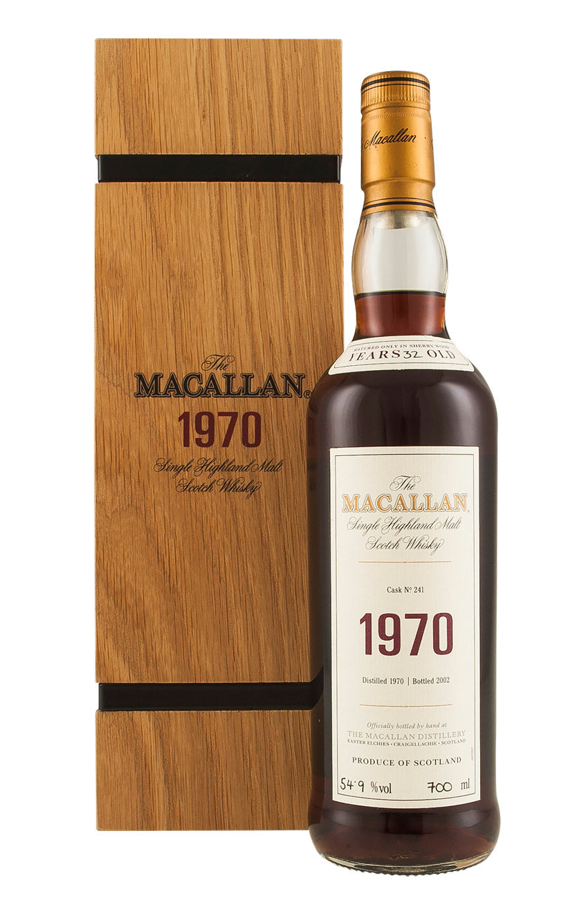 Macallan Fine and Rare 32 Year Old Cask 241 1970