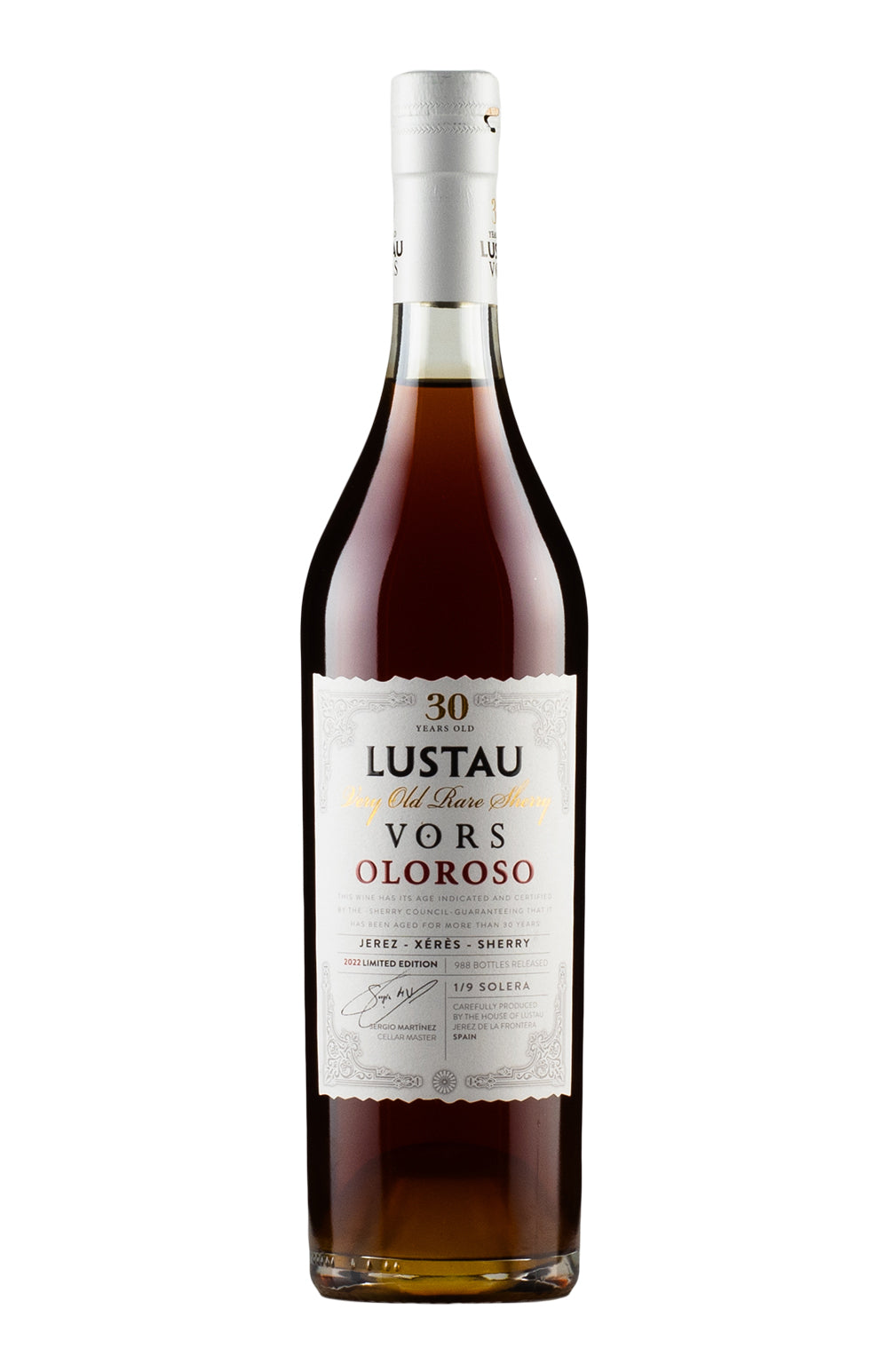 VORS Oloroso Lustau 30 Year Old 50cl