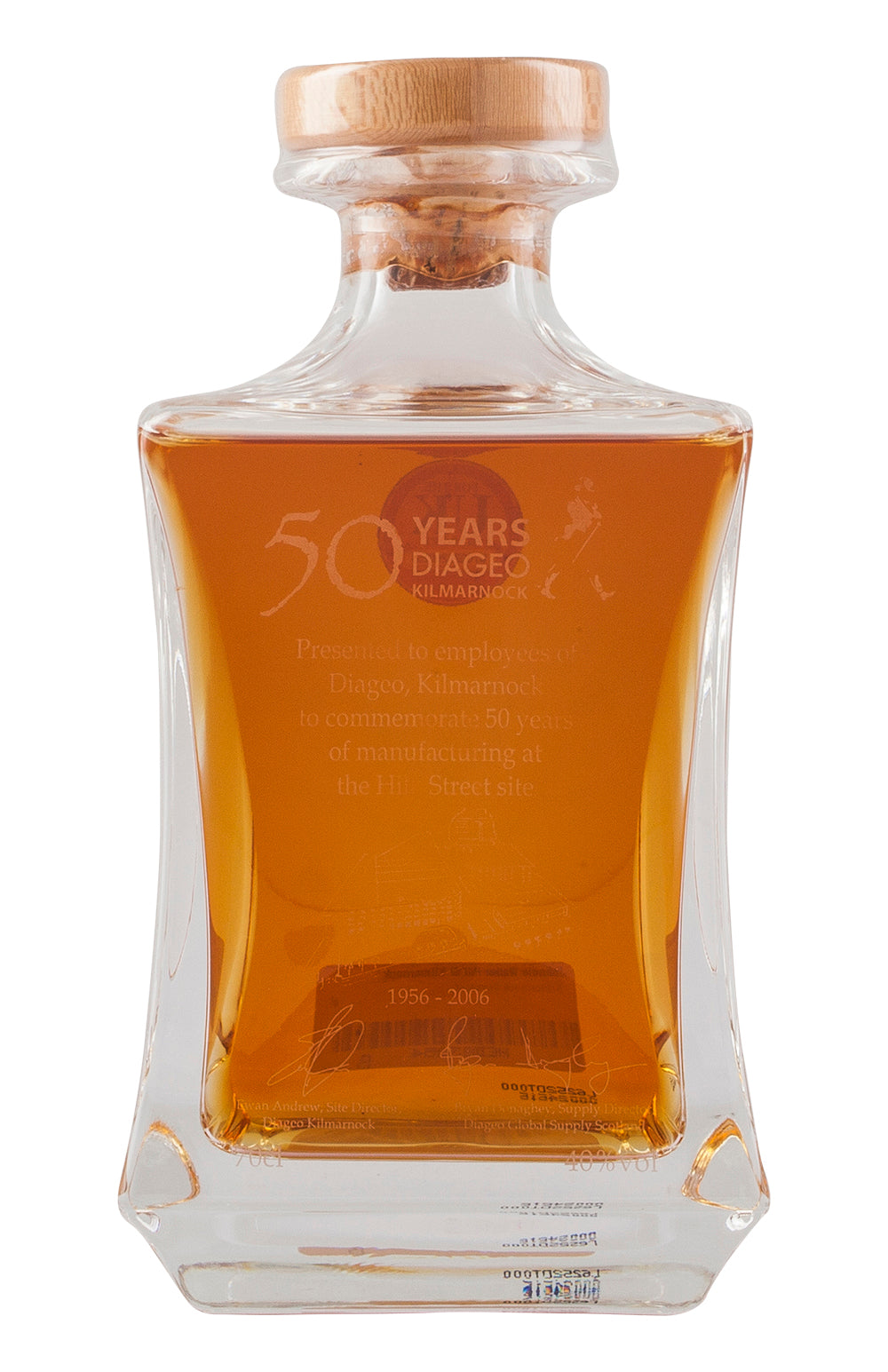 Johnnie Walker 1820 50 Years In Kilmarnock Decanter