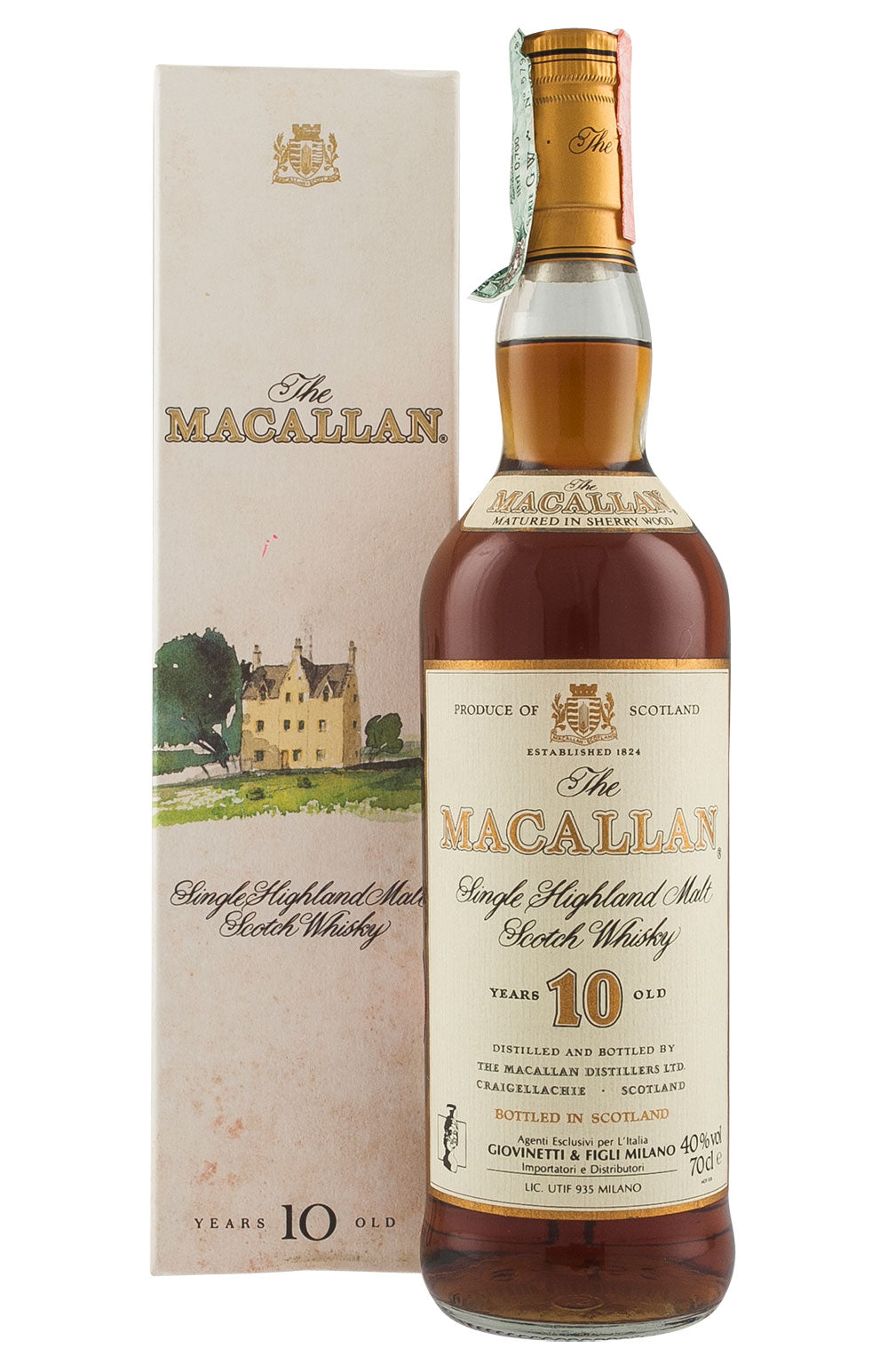 Macallan 10 Year Old 1990s Giovinetti & Figli Bottling