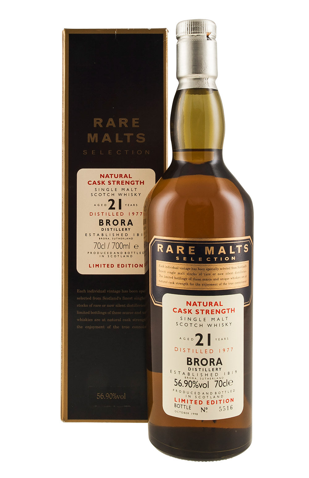 Brora 21 Year Old Rare Malts 1977