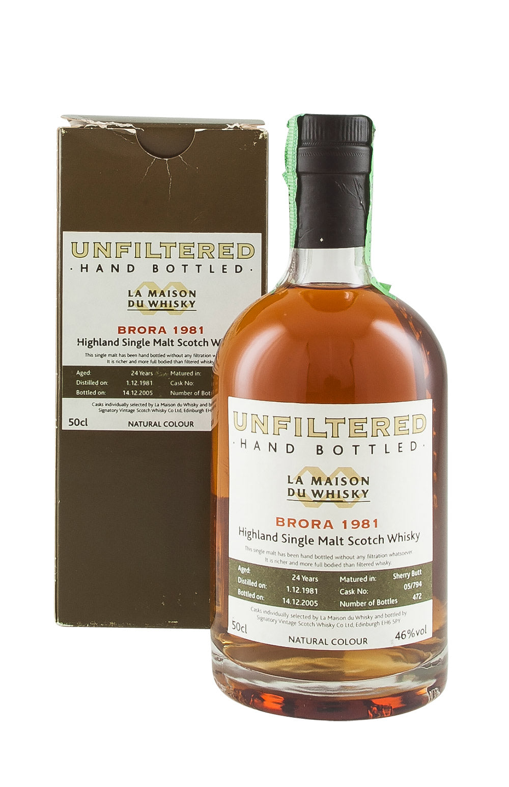 Brora 24 Year Old La Maison Du Whisky 1981