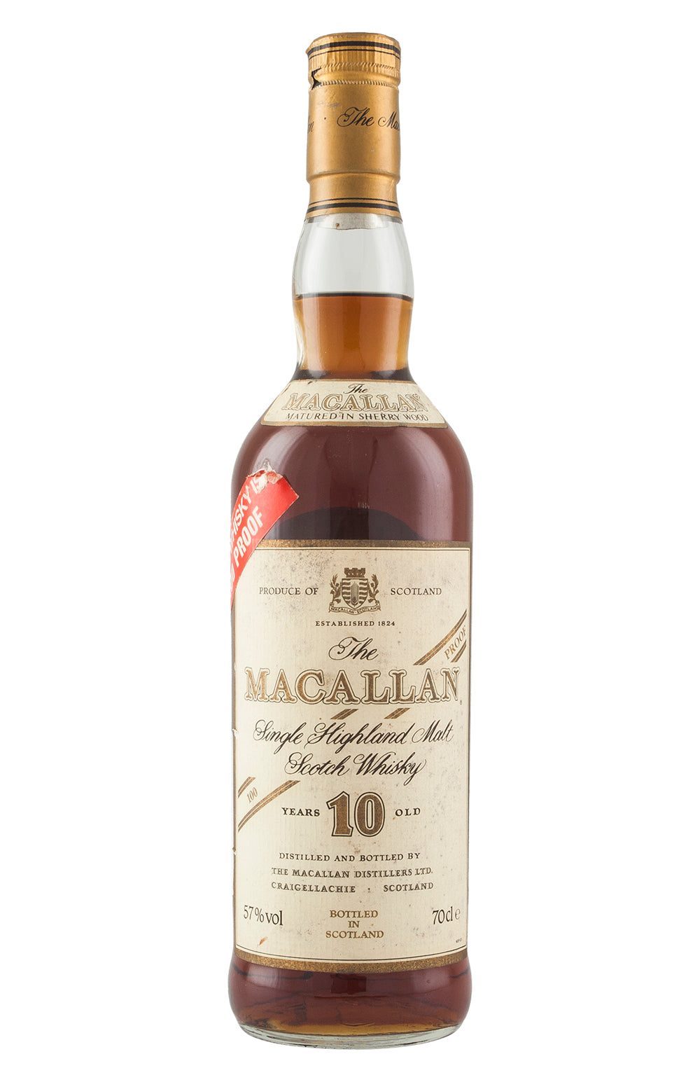 Macallan 10 Year Old 100 Proof c. 1990s