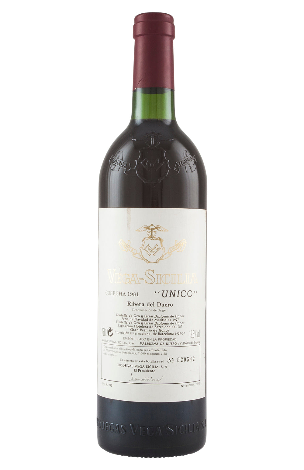 Vega Sicilia Unico 1981