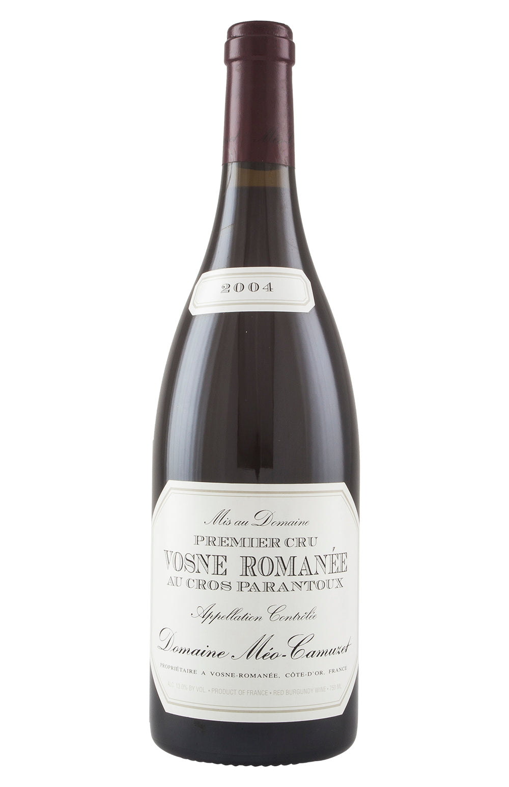 Vosne Romanee Cros Parantoux Meo Camuzet 2004