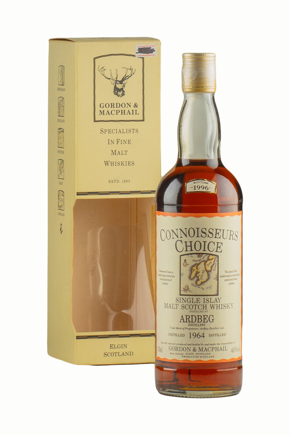 Ardbeg Connoisseurs Choice Gordon and MacPhail (Bottled 1996) 1964