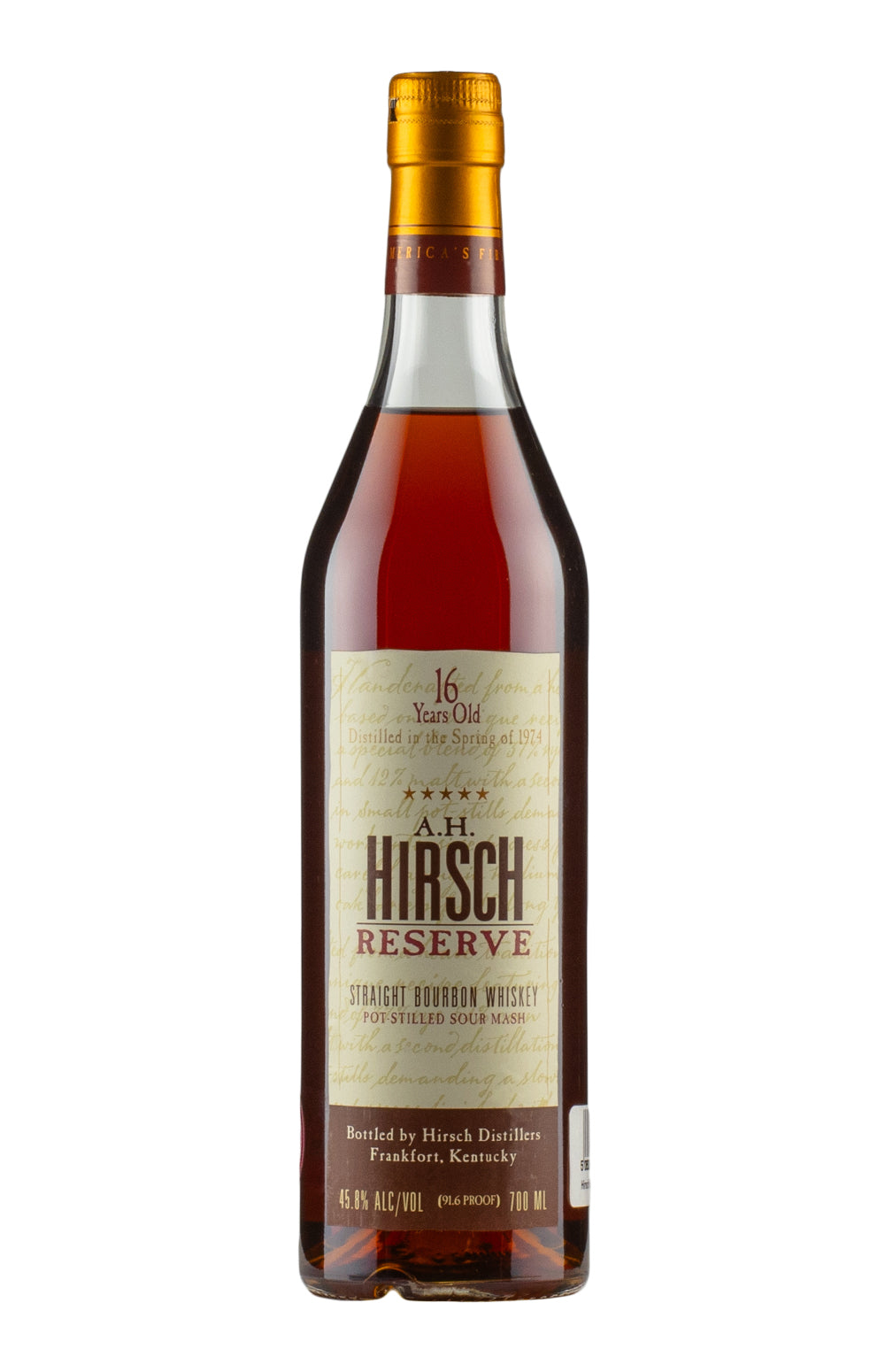 AH Hirsch 16 Year Old Reserve 1974