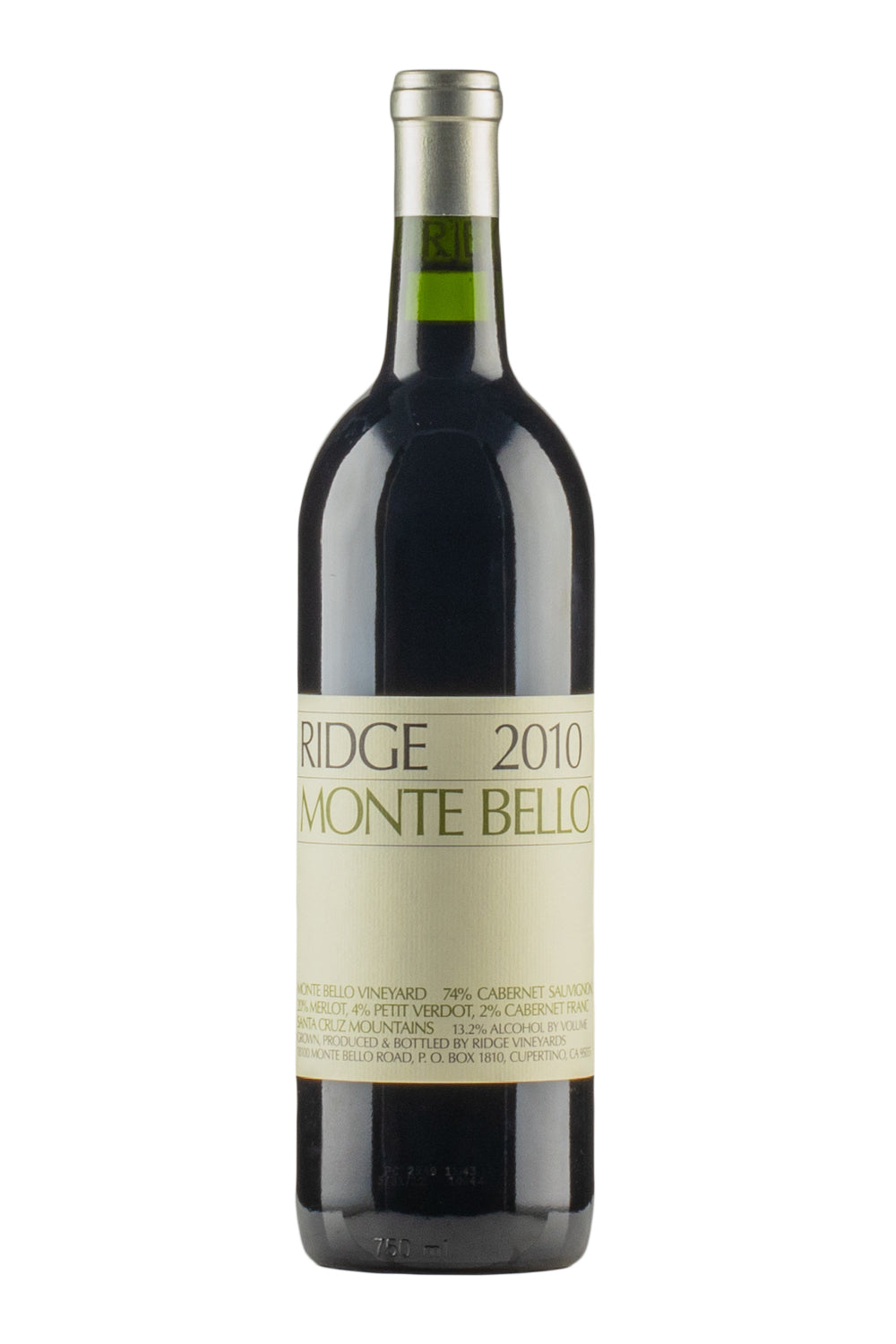 Ridge Monte Bello Cabernet Sauvignon 2010