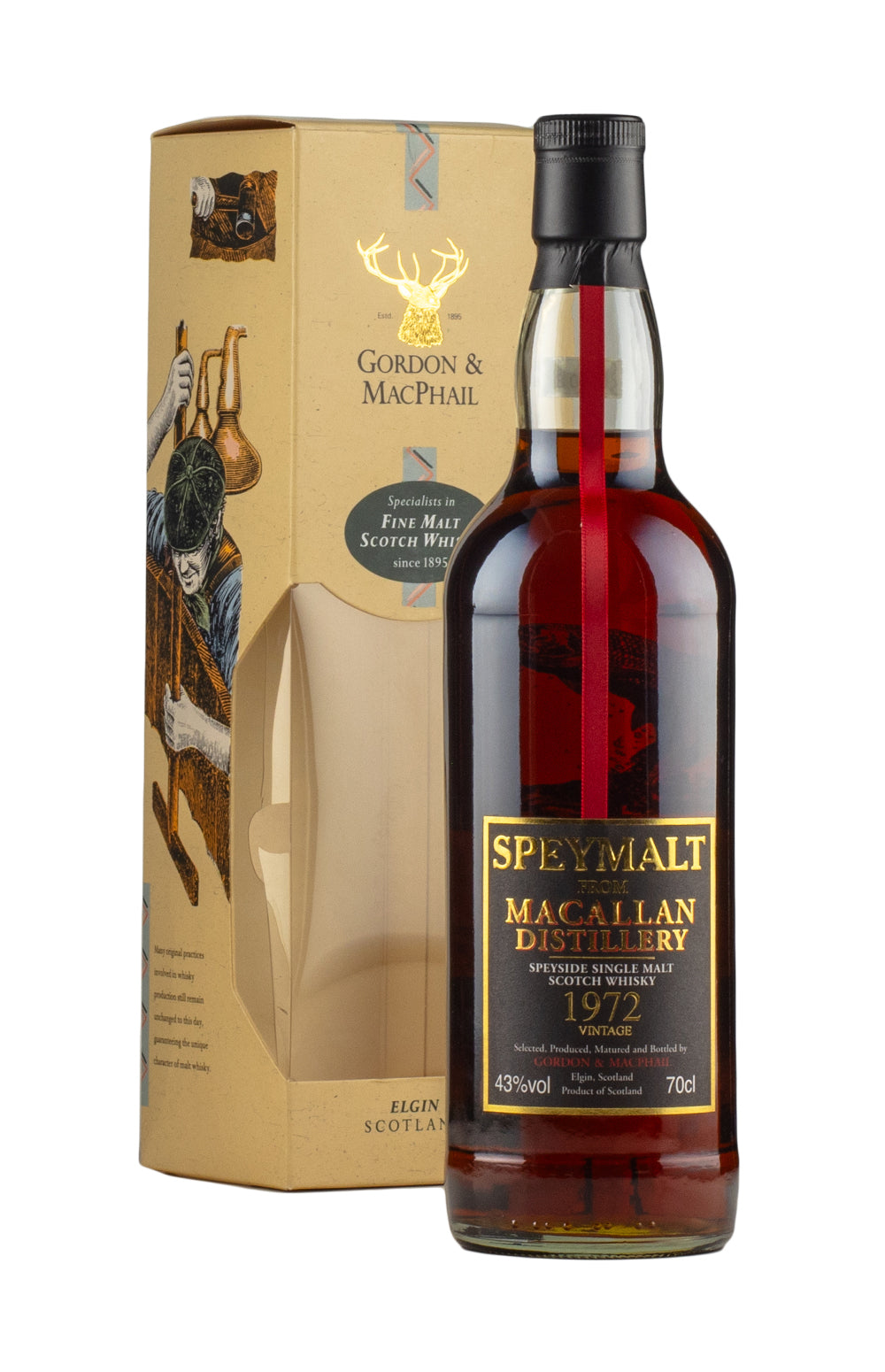 Macallan 35 Year Old Speymalt Gordon & MacPhail (Bottled 2008) 1972
