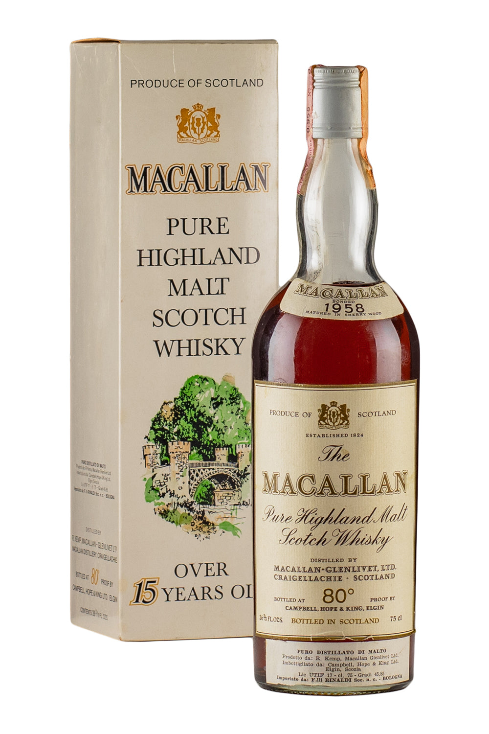 Macallan 15 Years Old 1958