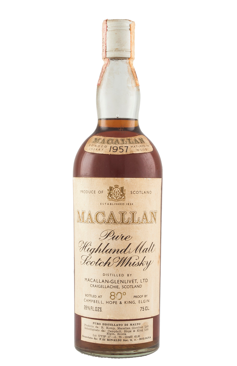 Macallan Campbell, Hope and King 1957