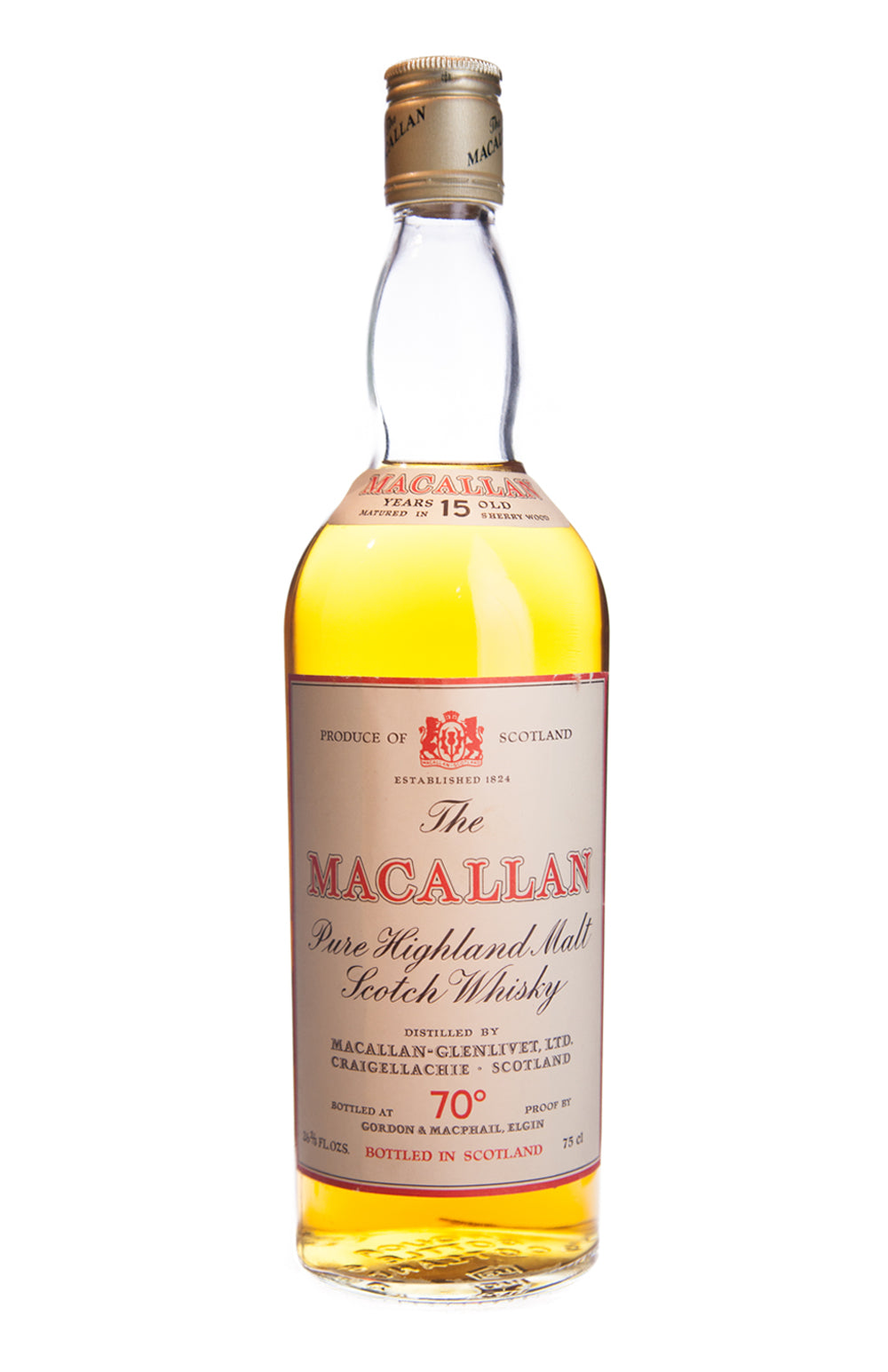 Macallan 15 Year Old G&M Bottled 1970s