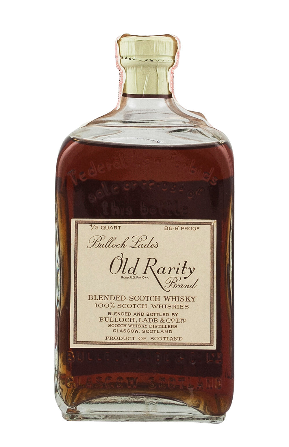 Old Rarity Blended Scotch c. 1950s