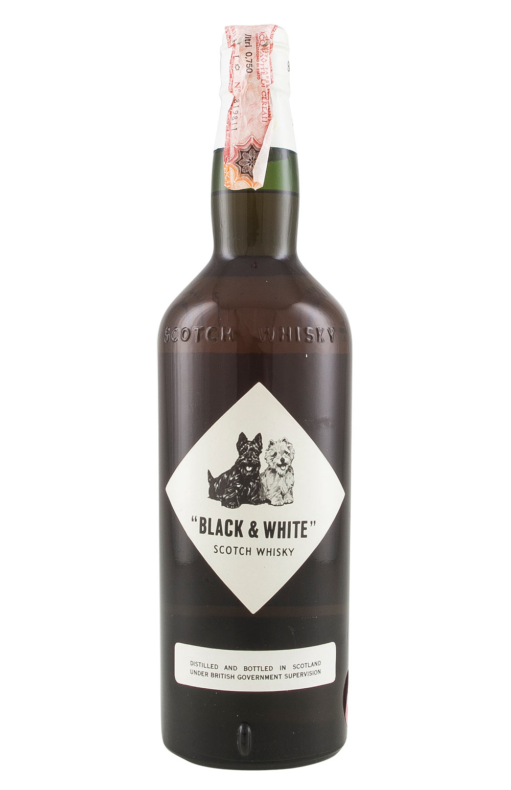Black & White Tin Cap Big Label