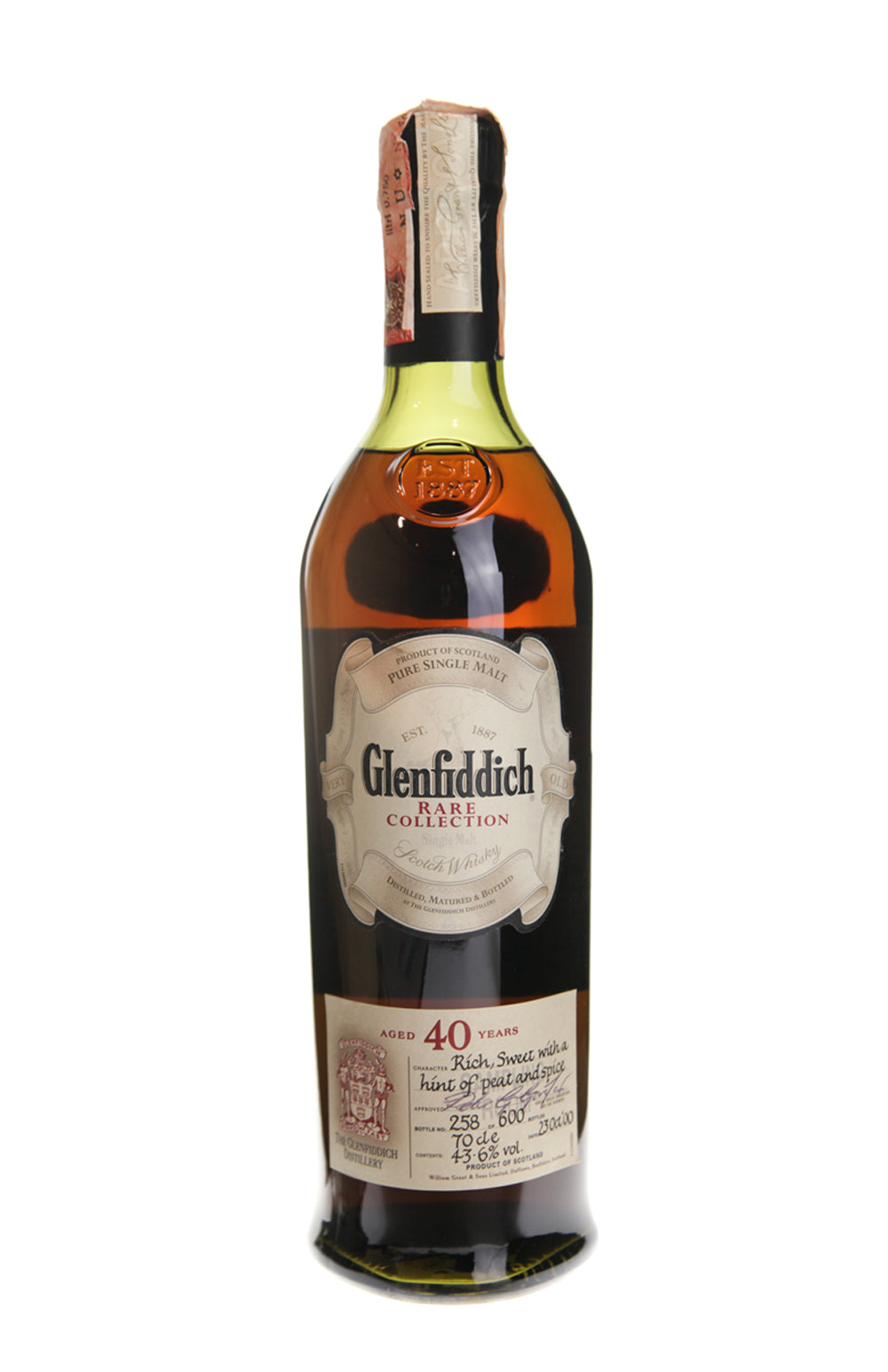 Glenfiddich 40 Year Old Rare Collection 2000 Bottling