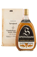 Springbank 21 Year Old Oval Bottle