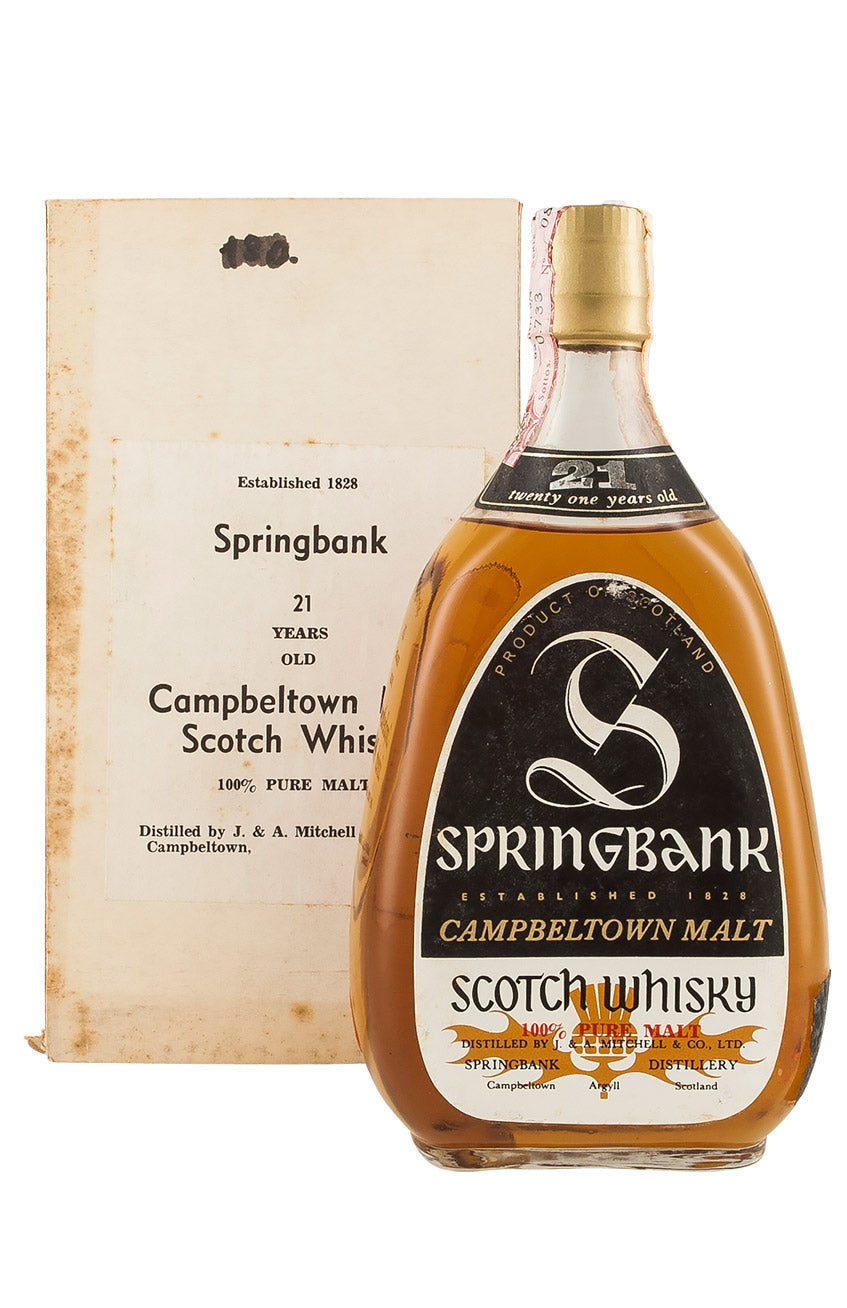 Springbank 21 Year Old Oval Bottle