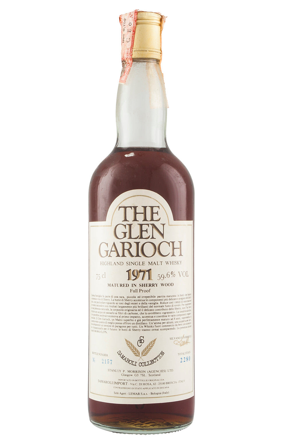 Glen Garioch 40 Year Old Samaroli Collection 1971