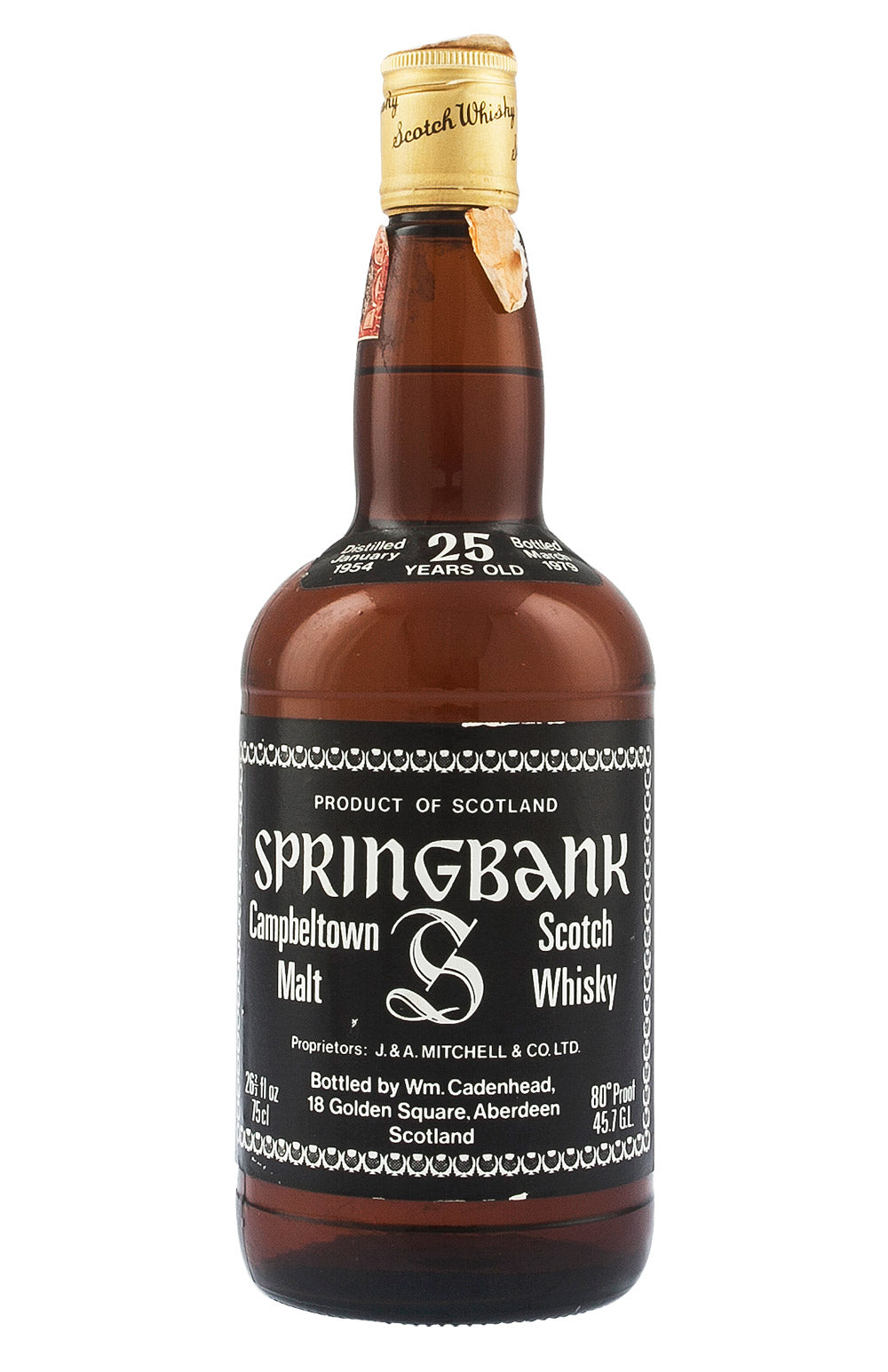 Springbank 25 Year Old Cadenhead 1954
