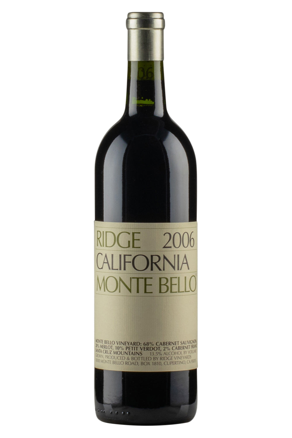 Ridge Monte Bello Cabernet Sauvignon 2006
