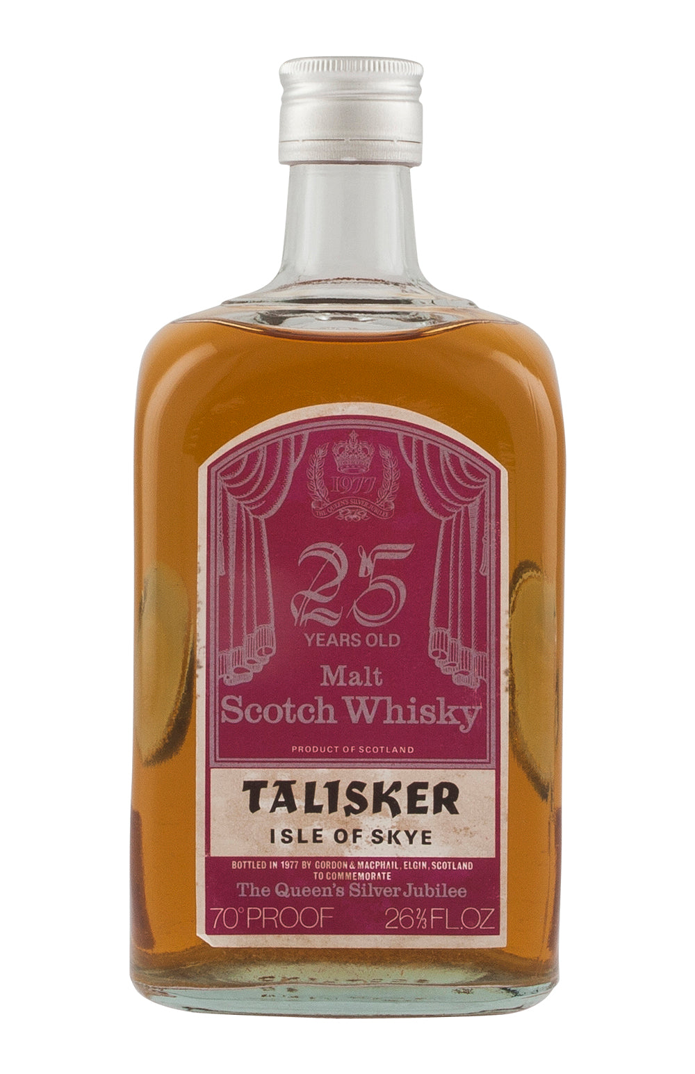 Talisker 25 Year Old Silver Jubilee G&M 1977