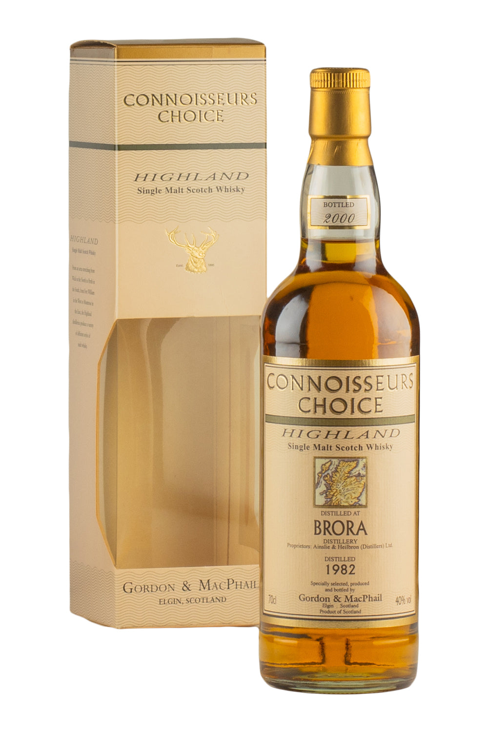 Brora Connoisseurs Choice Gordon and MacPhail (Bottled 2000) 1982