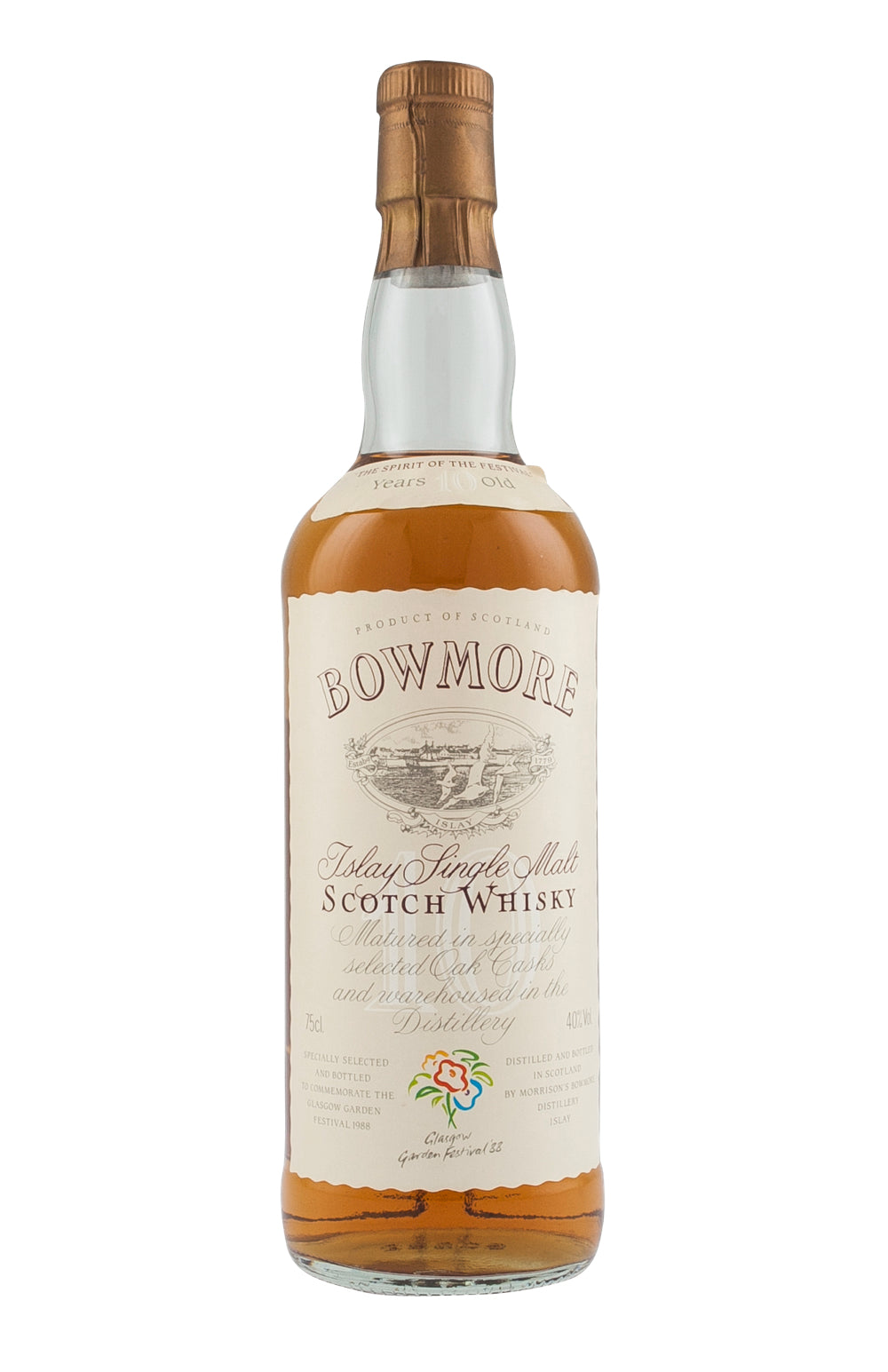 Bowmore 10 Year Old Glasgow Garden Festival 1988