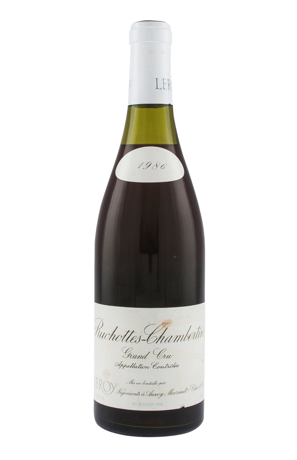 Ruchottes Chambertin Maison Leroy 1986