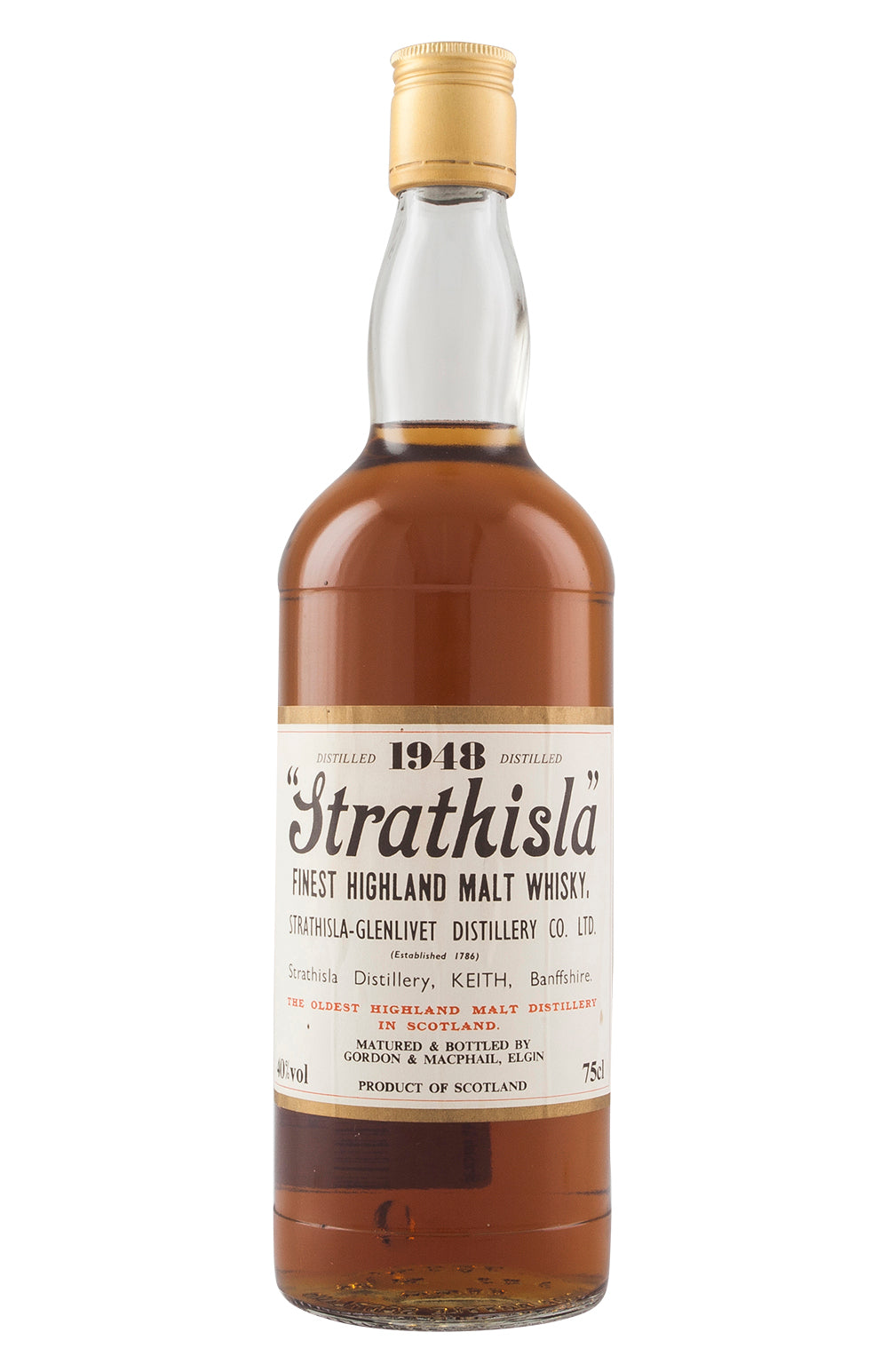 Strathisla G&M Rare Vintage 1948