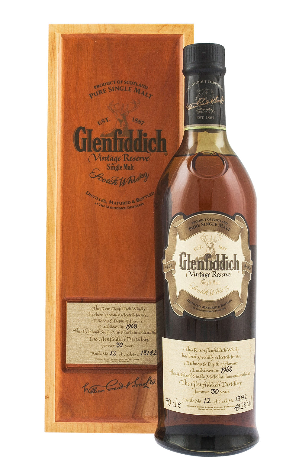 Glenfiddich 30 Year Old Vintage Reserve 1968