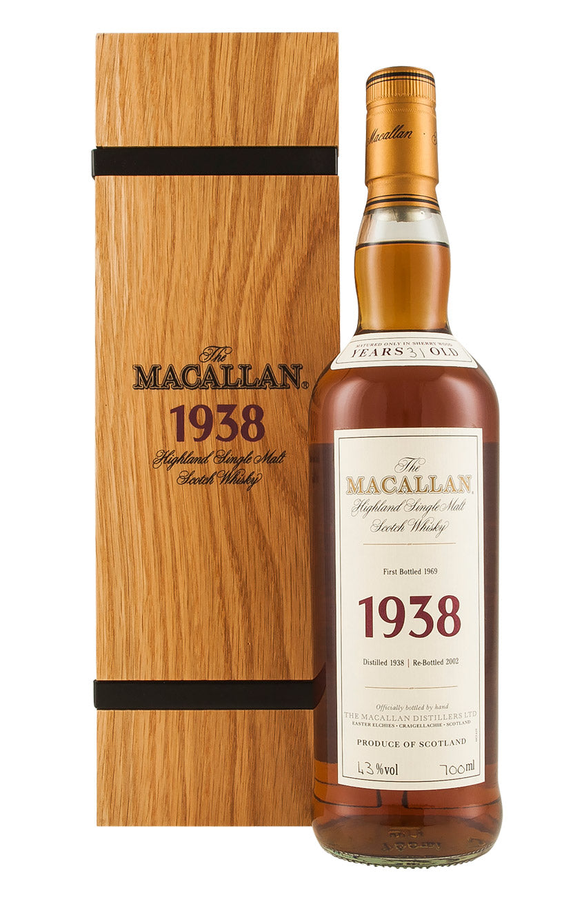 Macallan Fine and Rare 31 Year Old 1938