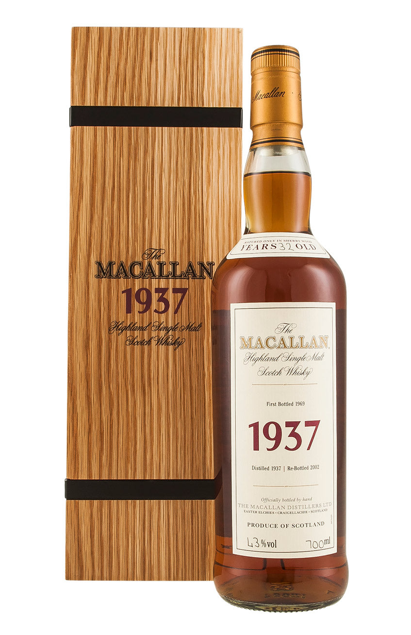 Macallan Fine and Rare 32 Year Old 1937