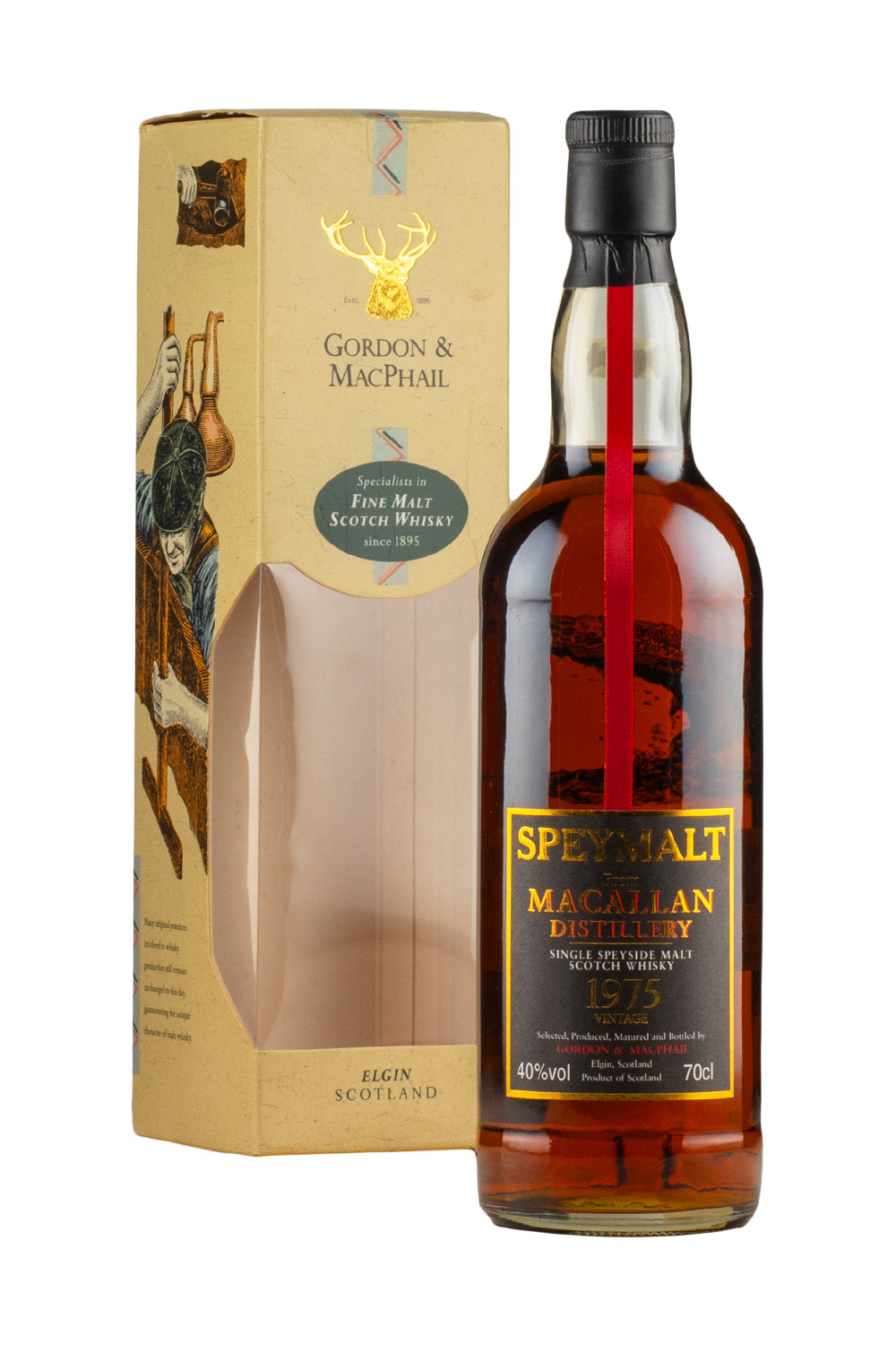 Macallan 25 Year Old Speymalt Gordon & MacPhail (Bottled 2001) 1975