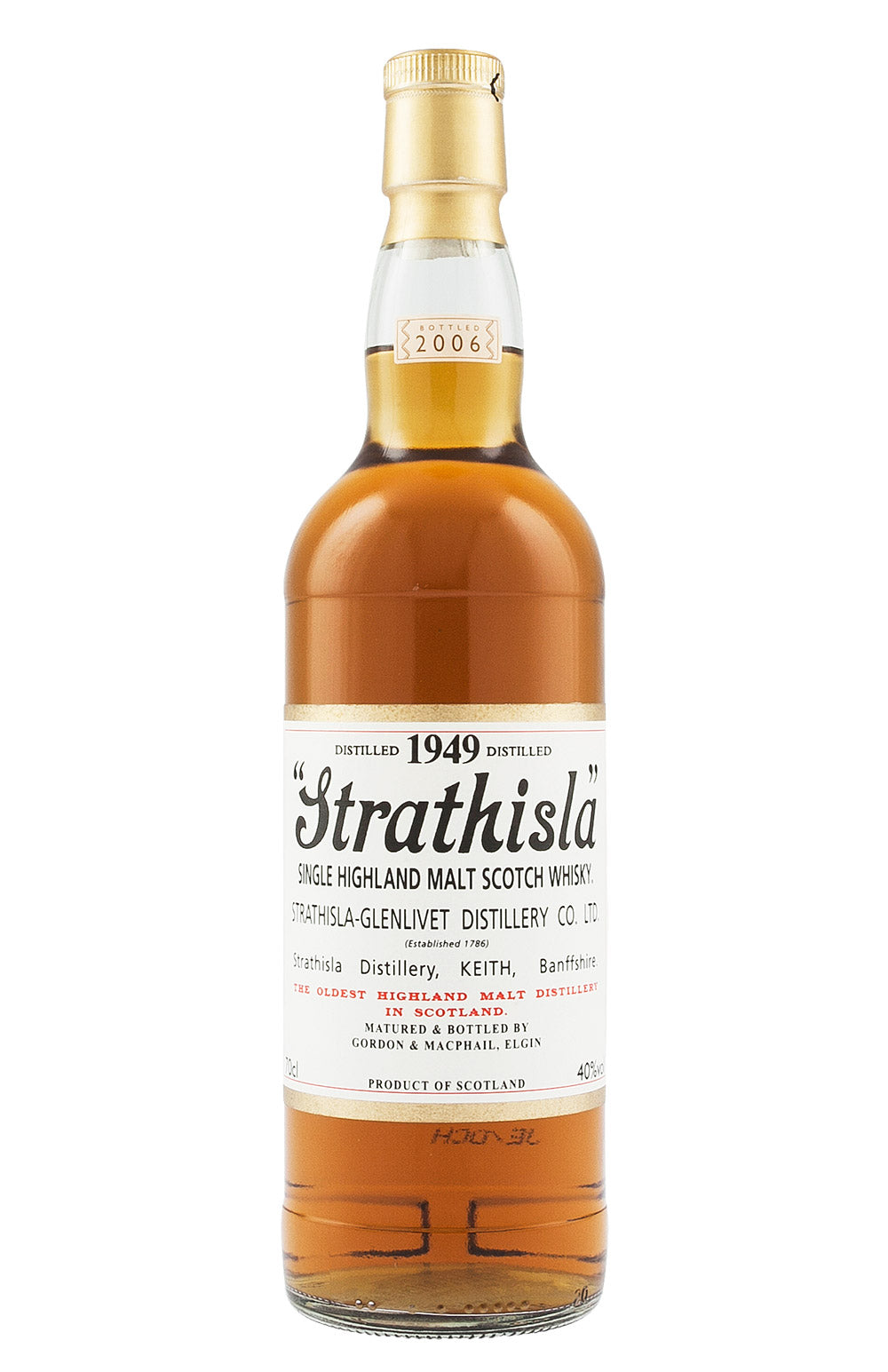 Strathisla G&M (Bottled 2006) 1949