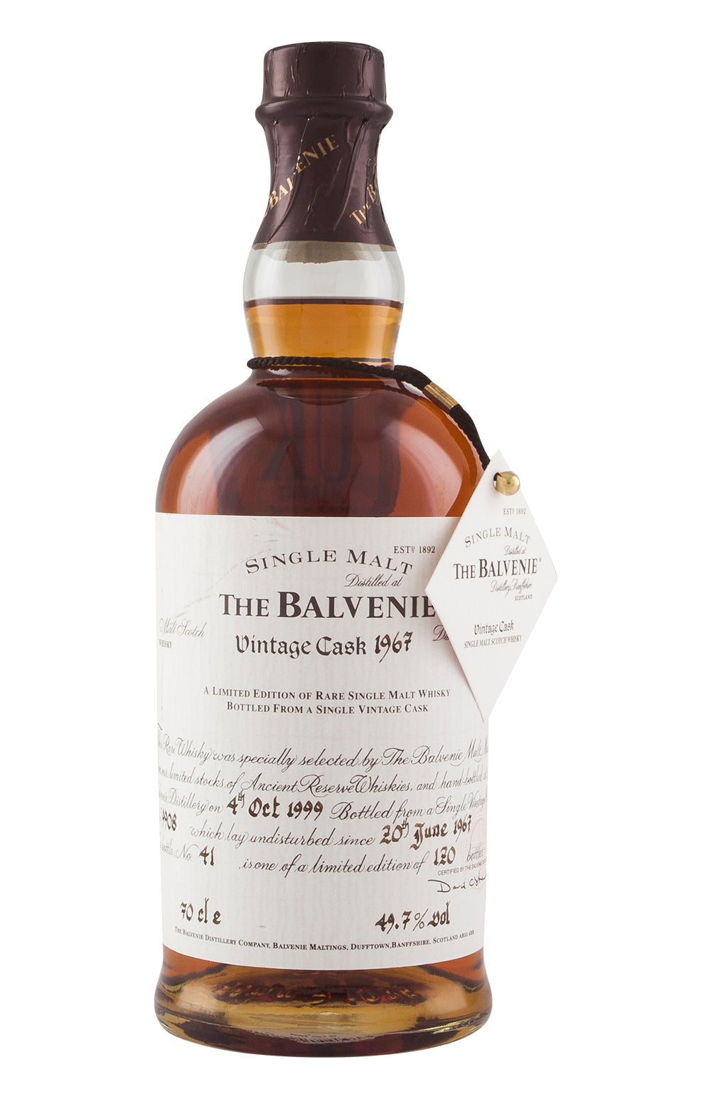 Balvenie Vintage Cask 9908 1967