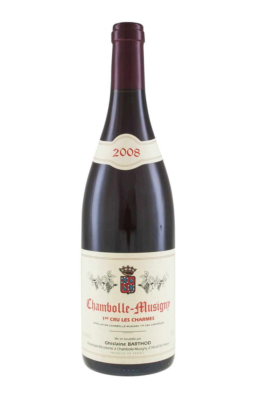 Chambolle Musigny Les Charmes Ghislaine Barthod 2008