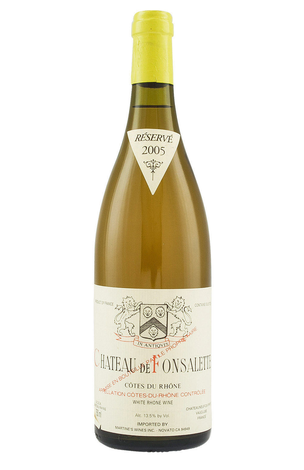 Cotes du Rhone Blanc Chateau de Fonsalette 2005