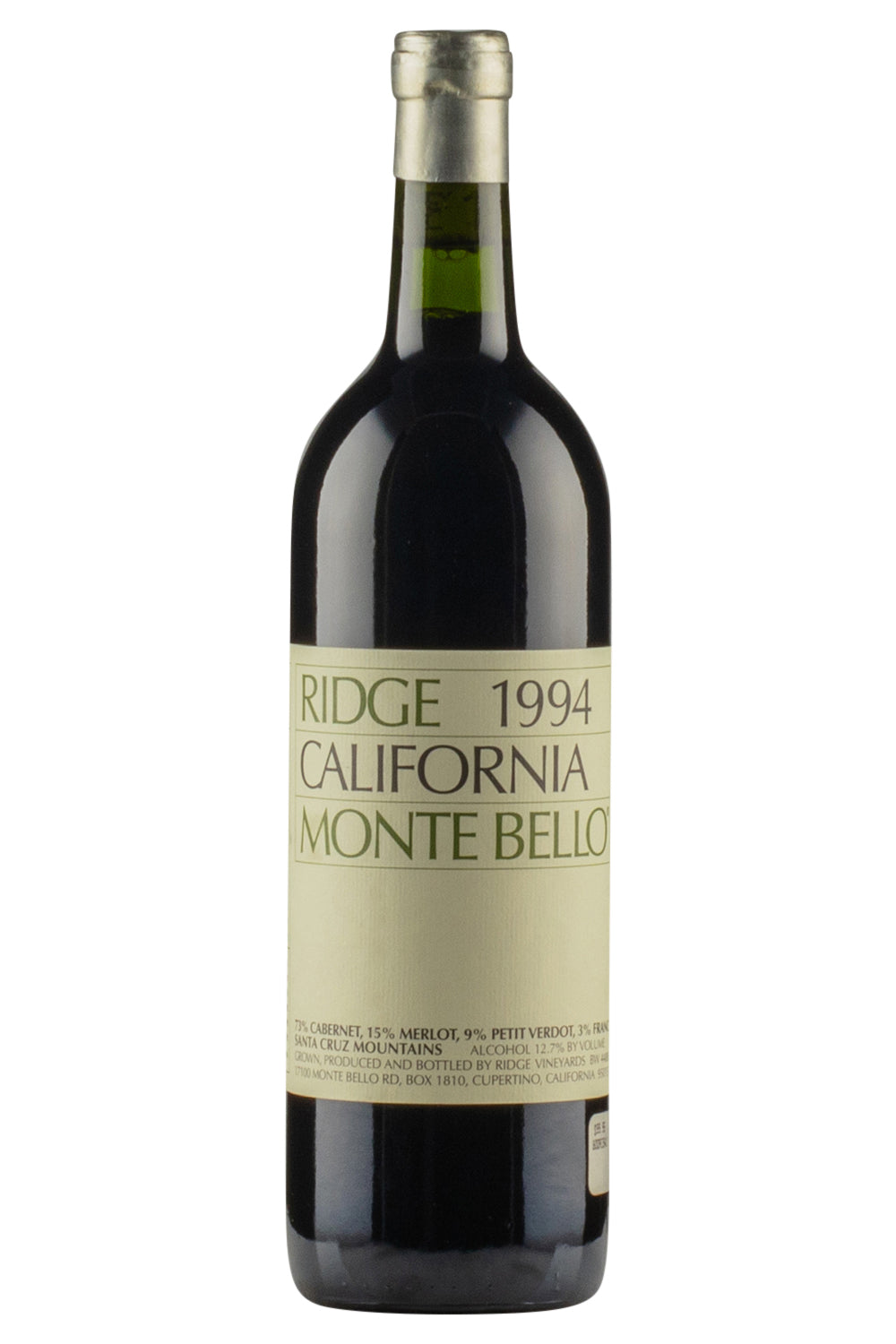 Ridge Monte Bello Cabernet Sauvignon 1994