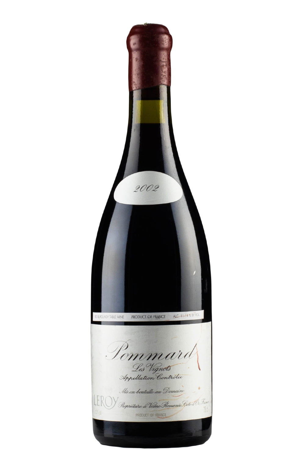Pommard Les Vignots Domaine Leroy 2002