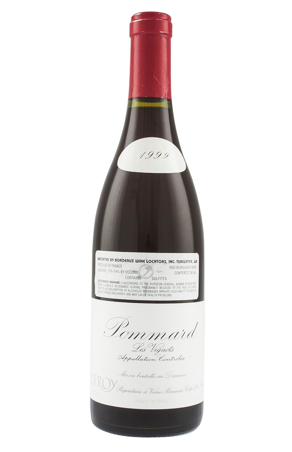 Pommard Les Vignots Domaine Leroy 1999