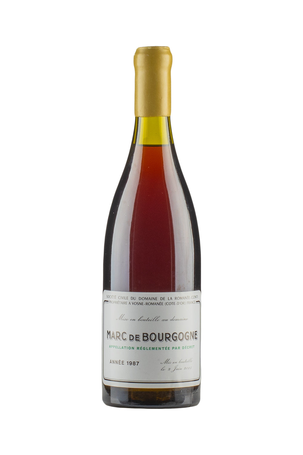 Marc de Bourgogne DRC 1987